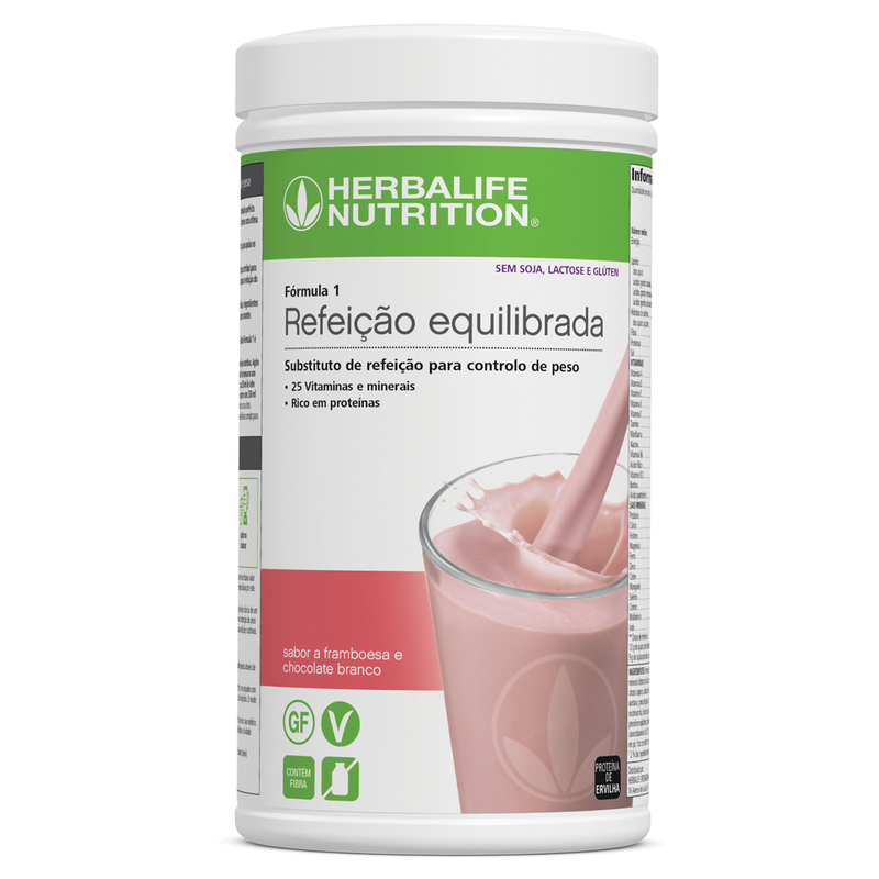 Fórmula 1 Sem Soja, Lactose e Glúten Framboesa e Chocolate Branco 500 g