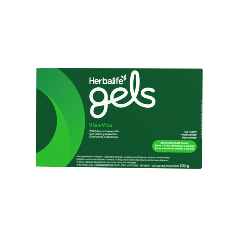 ViewVita Herbalife Gels Frutos do Bosque e Citrinos 30 gelatinas mastigáveis